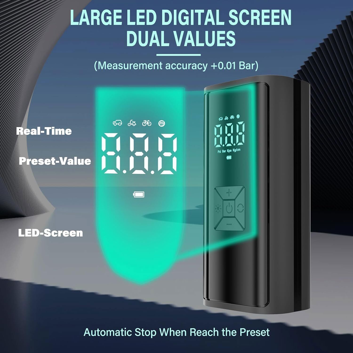 150 PSI Tire Inflator Car Air Compressor Electric Portable Auto 12V Air