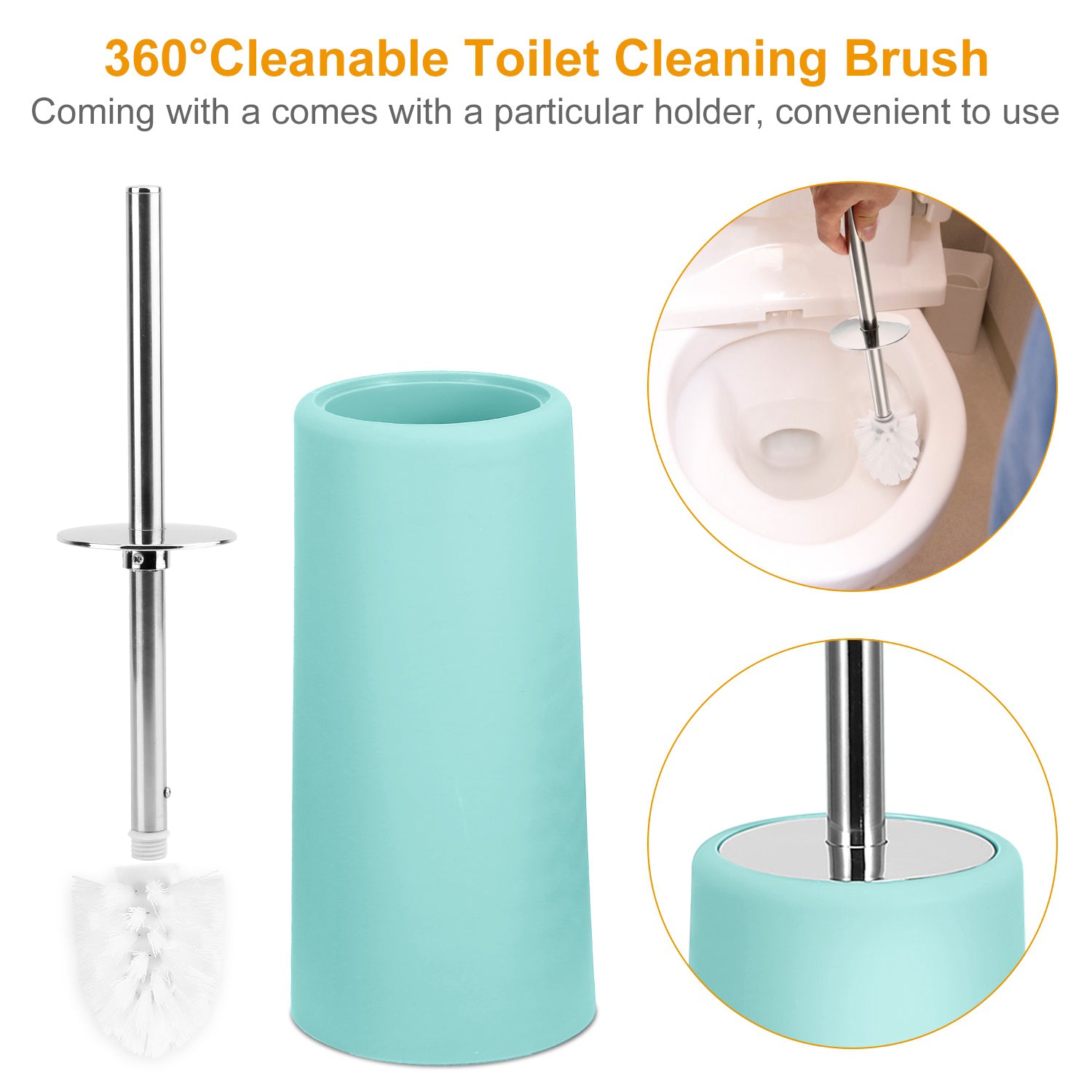 Bathroom Accessories Set 6 Pcs Bathroom Set Ensemble Complete Soap Dispenser Toothbrush Holder Tumbler Soap Dish Toilet Cleaning Brush Trash Can For Valentines Gift Guest Room