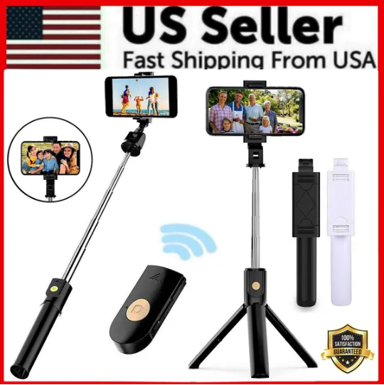 Selfie Stick Tripod Remote Desktop Stand Cell Phone Holder For    US