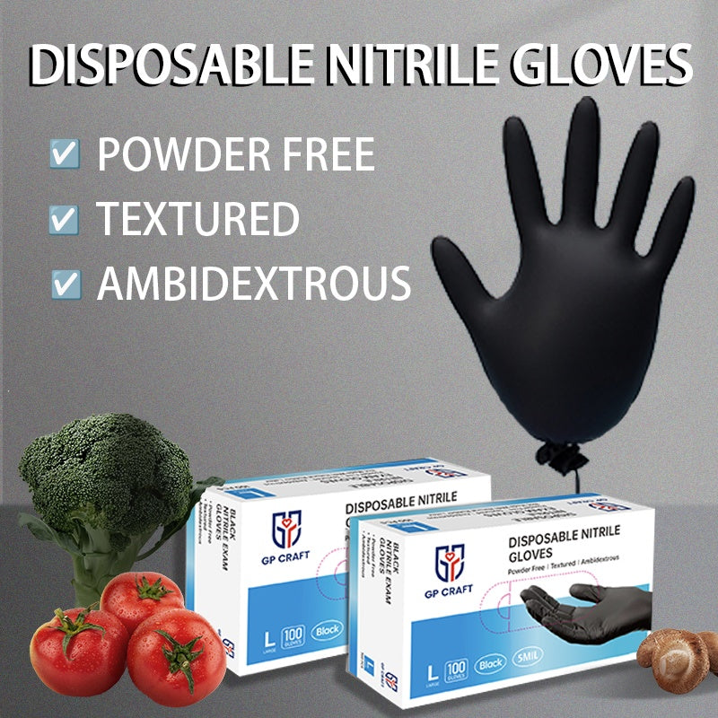 Thick Ding Qing Gloves GP50 Black