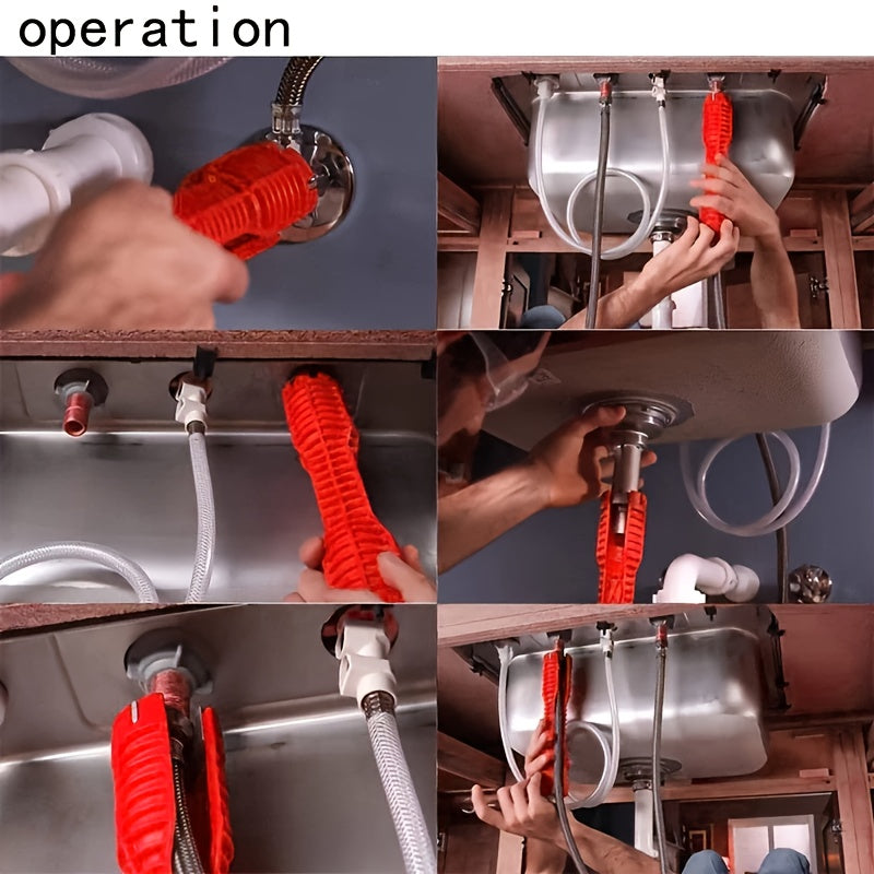 Sink Faucet Installer Tool,14-in-1 Faucet Wrench,Multi-functional Pipe Wrench,Bathroom Plumbing Installation & Repairs Wrench For Small Space Toilet Kitchen Bathroom Toilet Sink.