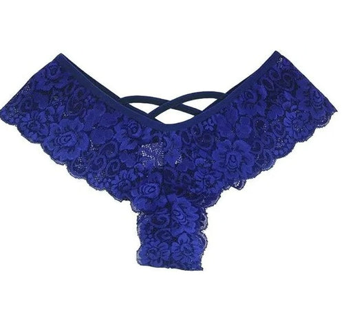 4 Pack Women Sexy Lace Underwear Lingerie Panties G-String Brief Thong Plus Size