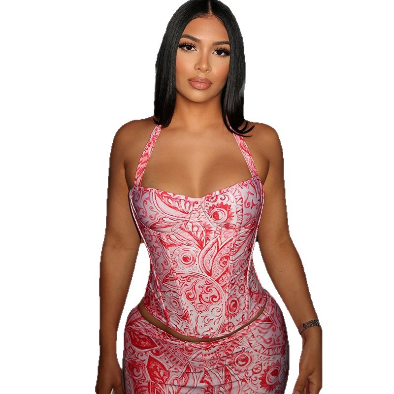 Women's Clothing Sheath Dress And Backless Pants Set