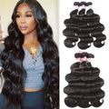 Human Hair Bundle Extensions Body Wave Natural Color