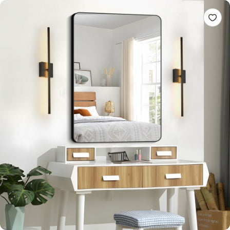 28  2-Pack Modern LED Wall Sconce, Minimalist Indoor Wall Light Fixtures, Black Matte Finish For Living Room, Bedroom, Hallway, Hotel, And Home Decor