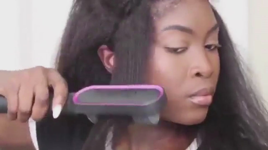 Display Hair Straightener Dual-purpose Does Not Hurt Hair Curls